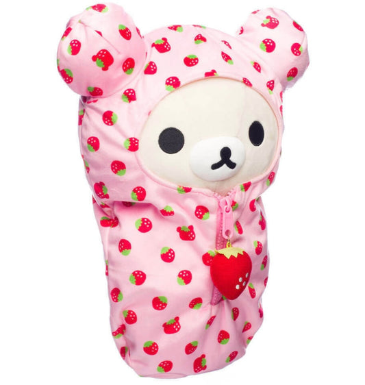 Korilakkuma Strawberry Pattern Sleeping Bag Plush