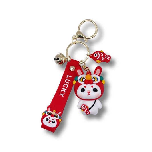 Lunar New Year Lucky Rabbit Keychain